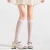 JK meias femininas primavera e verão meias finas listras horizontais Japonês estilo formal meias de bezerro Lolita na altura do joelho fabricantes lote