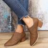Tienda Independiente Otoño 2022 Estilo Europeo y Americano Tacón Grueso Tacón Alto Zapatos de Moda para Mujer Talla Grande Zapatos para Mujer