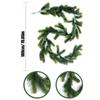 Planta Verde de Simulación Navidad Ratan Cola de Perro Aguja de Pino Artificial Colgante de Pared Decoración Colgante para Puerta de Hogar Festividad Navideña Transfronterizo