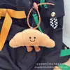 Muñeco de Peluche Lindo Muñeco Cuerno de Pan Colgante Creativo Colgante para Mochila Llavero Regalo para Pareja Alta Apariencia