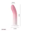 Dildo Macio Líquido Gradiente Laile Pênis Simulador Brinquedo de Masturbação Feminina para Casais Brinquedos Sexuais Adultos Atacado