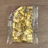 Lingotes de plástico, barras de ouro, acessórios especiais para as sementes de melão douradas Ruyi, pote Bafu, tigela do tesouro, preenchimento para porta-retratos, pequenos acessórios e ornamentos