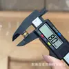 Contas de tubo de cobre puro acessórios para brincos acessórios para pulseira DIY feitos à mão acessórios de moda