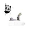 Lindas pegatinas laterales de panda puertas de vidrio y ventanas esquina escaparate tienda de ropa cafetería té con leche pegatinas de pintura decorativa