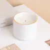 Comercio exterior personalizado taza vacía contenedor de cera de soja blanco puro C- Tpat certificación antiterrorismo Amazon venta al por mayor transfronteriza regalos