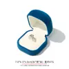 Caja de joyería de alta gama Cisne franela pan al vapor anillo colgante collar aretes caja de embalaje exhibidor de joyas