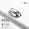 Manija de Puerta de Armario de Aleación de Zinc Estilo Francés, Tirador Sólido Minimalista Moderno Plateado Brillante Cromado de un Solo Agujero para Cajón y Gabinete
