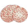 Amazon Tapete de Mesa Redondo Explosivo de Primavera Material de Linho Padrão Floral Decorativo de Mesa de Jantar de Primavera Americana
