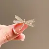 Broche Completo de Libélula Fofo Japonês Feminino de Alta Qualidade Exquisito Pino Anti-luz Cartão de Agulha de Gola Acessórios para Cardigã Terno