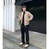 Chaqueta Harrington G9 estilo americano para otoño e invierno, chaqueta acolchada de algodón, estilo retro de tipo duro, chaqueta ejecutiva a prueba de tres (agua, viento, suciedad) para exteriores, abrigo casual para hombre