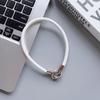 Pulsera para teléfono móvil cordón nuevo cuerda de piel PU cadena para sujetar en la mano colgante para teléfono móvil cadena para taza de agua cadena para teléfono móvil joya regalo