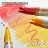 Novo Iluminador Mágico que Muda de Cor com Glitter Dupla Ponta Cor Pastel Fina Caneta Marcadora para Diário de Estudante Direto do Fabricante