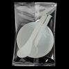 Set de 3 Piezas de Bol para Mascarilla de Algas Spa, Palo para Mascarilla, Palo para Mezclar, Cuchara Medidora, Empaquetado Individualmente, Bol de Plástico, Venta al por Mayor
