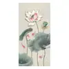 Papel Tapiz Clásico Chino de Loto Estéreo 3D para Pared de Fondo de Vestíbulo, Revestimiento de Pared para Sala de Estar, Revestimiento de Pared para Dormitorio, Mural para Villa