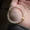 Pulsera Nicho Retro Lujo Ligero Gama Alta Doble Capa Apilada Pulsera Joyería