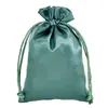 Fabricante de Bolsa de Cetim Bolsa de Cetim com Cordão Bolsinho Máscara para Olhos Bolsa para Armazenar Peruca Joias Presente Bolsa de Cetim