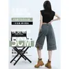 Shorts de mezclilla de cintura alta para mujer, nuevo estilo verano 2026, holgados y ligeros, adecuados para mujeres petite.