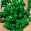 Jade Verde Seco Repujado Dragón de Hierro Accesorios de Vida Piezas de Jade Doble Felicidad Hojas Pétalos Tuberías de Jade con Cuentas Anillo de Jade de Loto