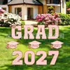 2027 Temporada de Graduación Transfronteriza Letrero para Jardín Graduado Tablero Hueco Letrero para Jardín Letrero Personalizado con Impresión UV