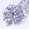 Bonecas de Casca de Fruta Preto e Branco Coloridas Articuladas Olhos e Narizes 3D Globos Oculares de Animal Artesanato Infantil DIY Materiais Acessórios