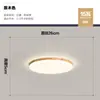 Lámpara de Dormitorio 2026 Nueva Luz de Techo Nórdica Simple Creativa Redonda LED Estilo Vintage Luminaria para Habitación