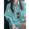 Nueva camisa delgada de manga larga a rayas para el verano, con protección solar, adecuada para hombres y mujeres, estilo coreano, corte holgado, adelgazante, iluminadora, top versátil