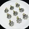 Acessórios de Pingente Pequenos de Cobre Puro para Pulseiras Artesanais DIY, Acessórios de Joias da Moda C858