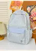 Mochila Xadrez Fresca e Doce Estilo 2026 para Alunos do Ensino Fundamental e Médio, Casual, Simples, Leve, Mochila de Grande Capacidade para o Dia a Dia