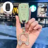 Adecuado para llaveros de Chevrolet: Cruze, Malibu, Spark, Equinox, Malibu XL, tarjetero para llaves de mujer con hebilla