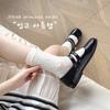 Calcetines para Niñas 2025 Primavera y Otoño Retro Color Puro Hasta la Pantorrilla Calcetines Blancos Trenzados Calcetines para Niños Categoría Otoño e Invierno Calcetines de Algodón