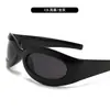 2025 Nuevas Gafas de Sol Transfronterizas Gafas de Sol Ojo de Gato para Hombre Gafas Deportivas de Moda para Mujer Ciclismo Gafas Retro Personalizadas Venta al por Mayor
