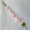 Arranjo de Cena com Flores Artificiais com Delfínios Altos, Flores Artificiais, Flores Falsas, Exibição de Flores Artificiais, Delfínios Grandes, Jacinto, Transfronteiriço