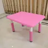Mesas e Cadeiras Retangulares Elevatórias para Jardim de Infância Brinquedos Infantis Aprendizagem Plástico Espessado Mesas e Cadeiras Ajustáveis Outlet de Fábrica