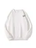 Novedad Otoño e Invierno Diseño de Estampado Simple de Cara Sonriente Nicho Tops de Manga Larga para Mujer Ropa Exterior Casual Sudaderas Holgadas Versátiles
