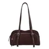 Otoño/Invierno 2026 Bolso Uso Diario Versátil Retro Gamuza Terciopelo Bolso de Mujer Gran Capacidad Dama Bolso de Hombro Único