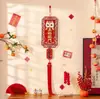 Decoraciones Colgantes de Año Nuevo 2027 Año de la Oveja Adornos Colgantes 3D para Año Nuevo y Festival de Primavera Decoraciones de Nuevo Estilo para Sala de Estar, Vestíbulo y Puerta Principal