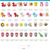 Novos Balões com Presilha de Animais de Desenho para o Dia das Crianças, Balões com Presilha do Cavalo Deus da Fortuna do Ano, Balões para Barracas de Brinquedos Atacado