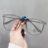 Nuevas gafas TR de montura grande con protección contra la luz azul, personalizadas, con forma de T, para miopía, con montura pequeña y lisa, con espejo liso.