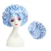 Sombrero Redondo con Cinta de Cola Larga Estampado de Cerezas Transfronterizo Sombrero para Belleza y Cuidado del Cabello Sombrero de Satén Degradado Gorro de Dormir Bestseller de Amazon