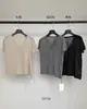 Camiseta Tejida Transpirable Natural Tg Fin de Semana Perezoso para Mujer Estilo Verano 2026 Top de Manga Corta Semiabierto con Múltiples Botones 26738