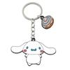 Cinnamoroll Sanrio Modelo Brinquedo de Pelúcia Chaveiro de Liga Acessório Pingente de Colar de Metal Ornamento