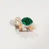 Nuevo y moderno mini pasador de pelo de la serie oceánica de Amazon, lindo diseño de tortuga, pinza de pelo versátil para flecos y cabellos sueltos, adecuada para mujeres