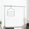 Estante de Metal para Pantalones de Múltiples Capas Transfronterizo Nuevo, Estante de Almacenamiento para Faldas y Corbatas, Perchero de Metal para Ropa de Dormitorio, Perchero de Almacenamiento para el Hogar al por Mayor