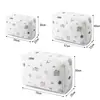 Bolsa de almacenamiento para edredones del hogar, bolsa de almacenamiento transparente, bolsa para ropa a prueba de polvo y humedad, bolsa de almacenamiento impermeable grande para edredones