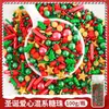 Decoração de Bolo de Natal Contas de Açúcar Atacado Basto de Natal Comestível Contas de Floco de Neve Azul e Branco Ingredientes para Assar Sobremesas