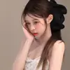 Pinza de Plátano Plegada Oreja de Madera Extra Grande para Mujeres Hace que la Cara se Vea Más Pequeña Accesorio para el Cabello Clip para la Parte Posterior de la Cabeza Recogido Clip para Cola de Caballo Clip Vertical Accesorio para el Cabello