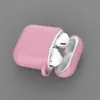 Capa de fone de ouvido airpods para apple airpods primeira e segunda geração capa protetora de silicone para fone de ouvido universal apple