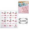 Zhengxiang transfronterizo 2023 pegatinas para uñas relieve 5D Halloween Navidad niños europeos y americanos pegatinas para uñas personalizadas venta al por mayor