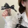 Laço Coreano Faixa de Cabeça Grande Fofa Rabo de Cavalo Baixo Cordão de Celular Faixa de Cabelo Elástico Atmosférico Super Fada Acessórios de Cabelo