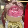 Moneda Grande de Oro Puro 999 Flor de Rosa Caja de Regalo para Regalos de Cumpleaños, Diosa, Regalos del Día de la Madre